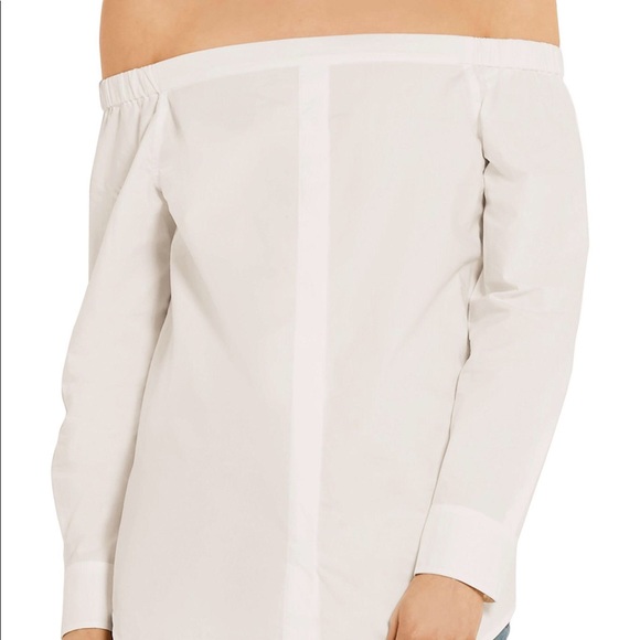 Equipment white off the shoulder blouse - Picture 3 of 4
